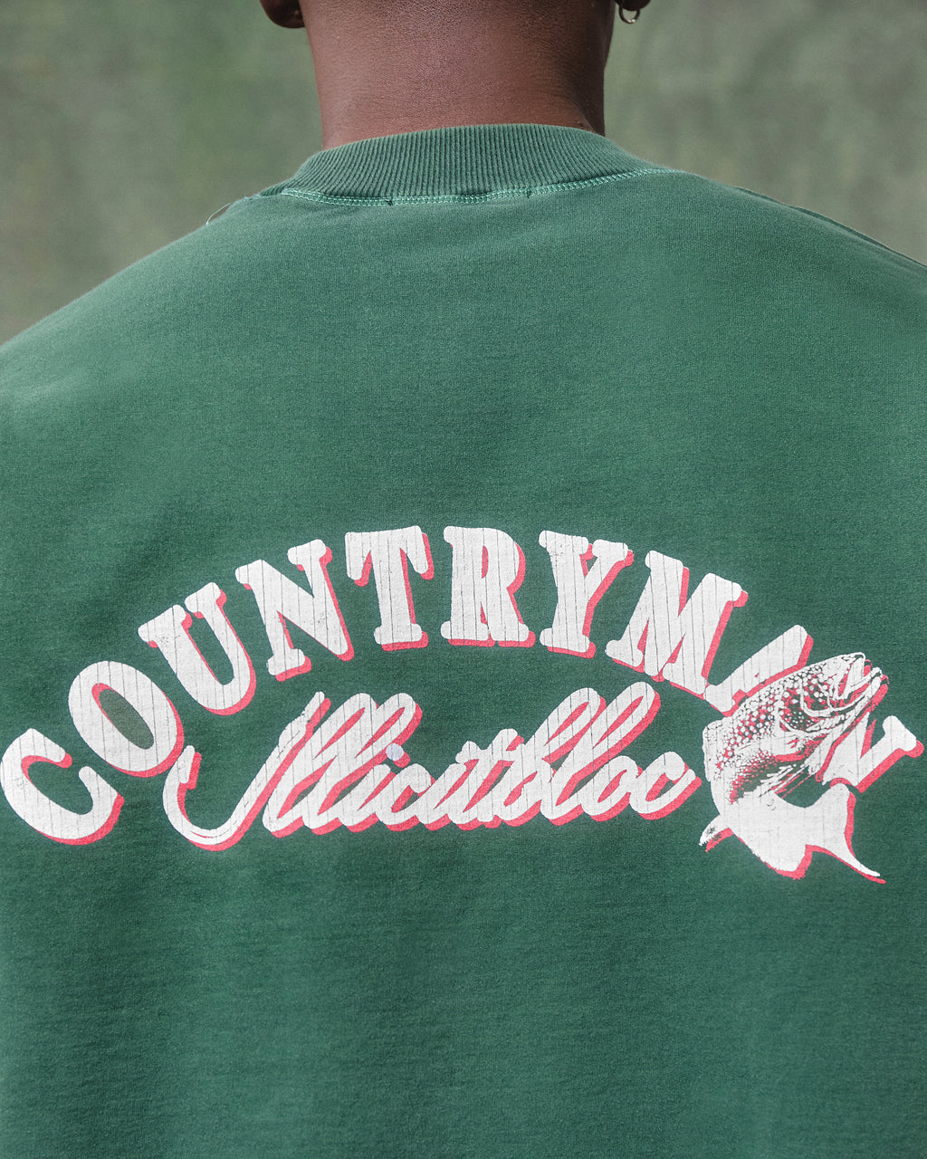 Hooked T-shirt - Hunter Green