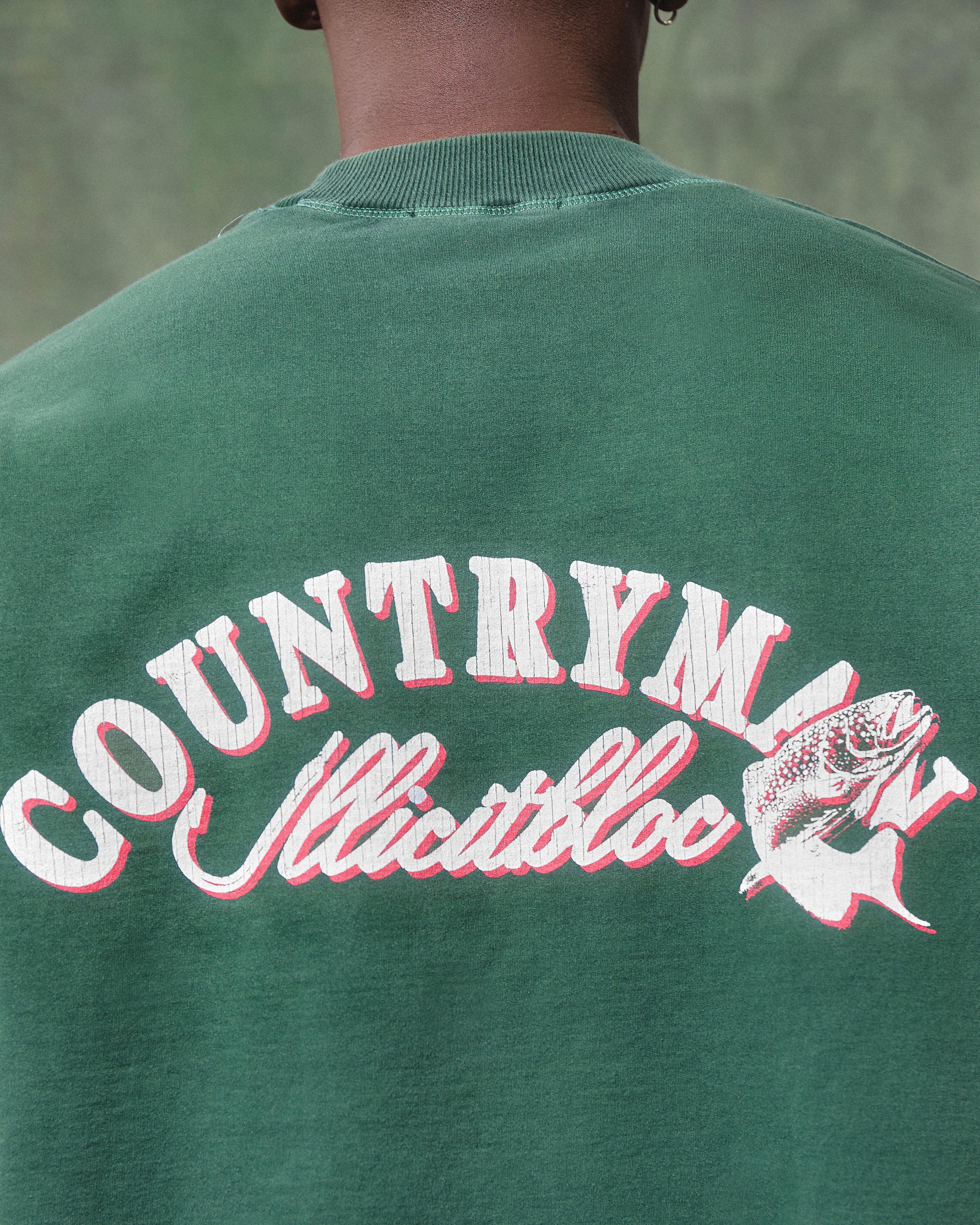 Hooked T-shirt - Hunter Green