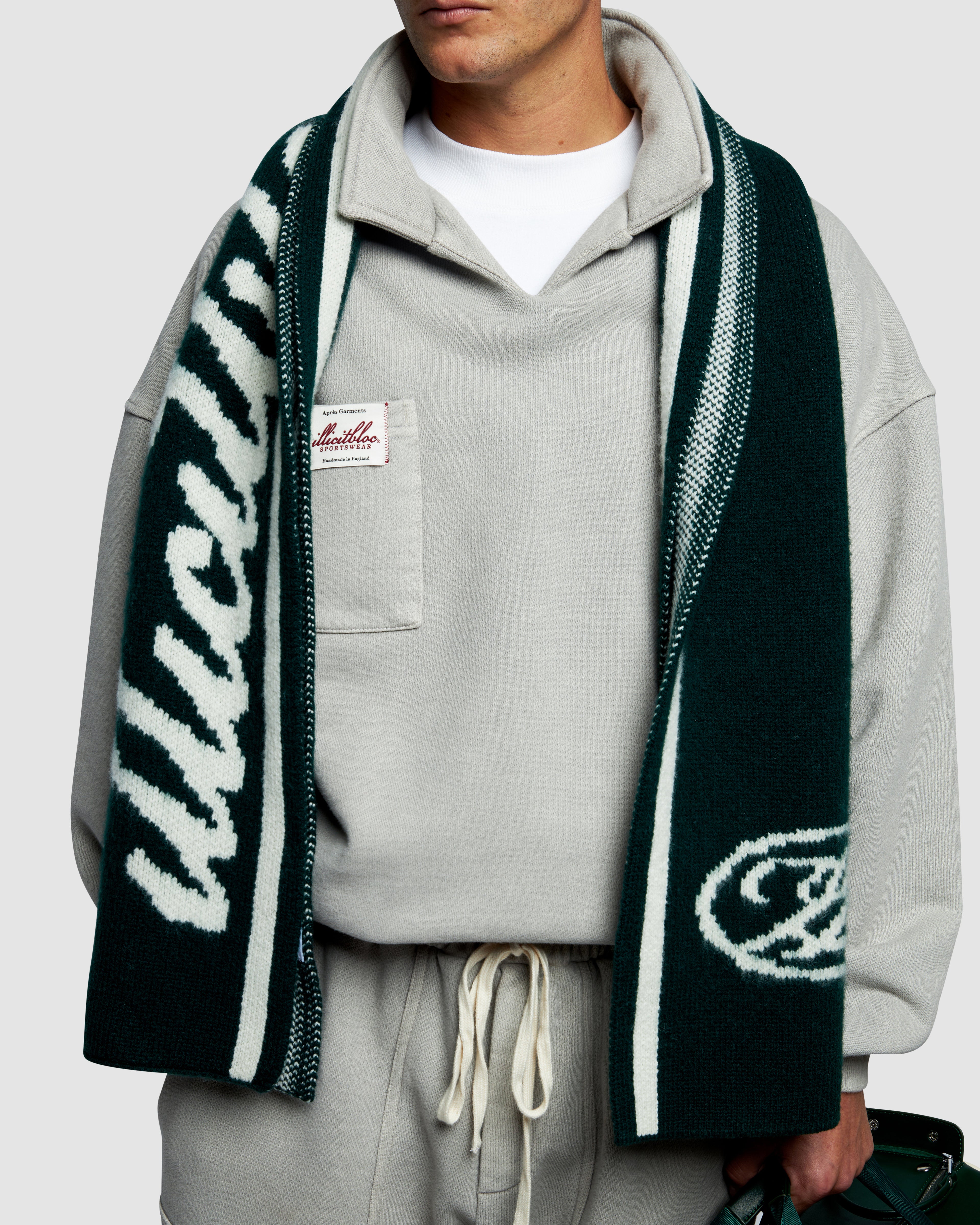 Lambswool Scarf - Tartan Green