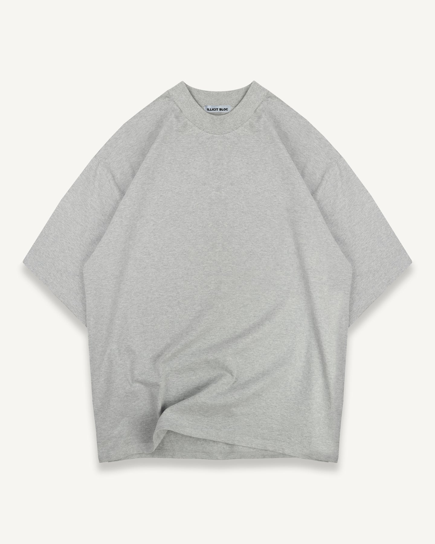BLANK T-SHIRT - GREY MARL