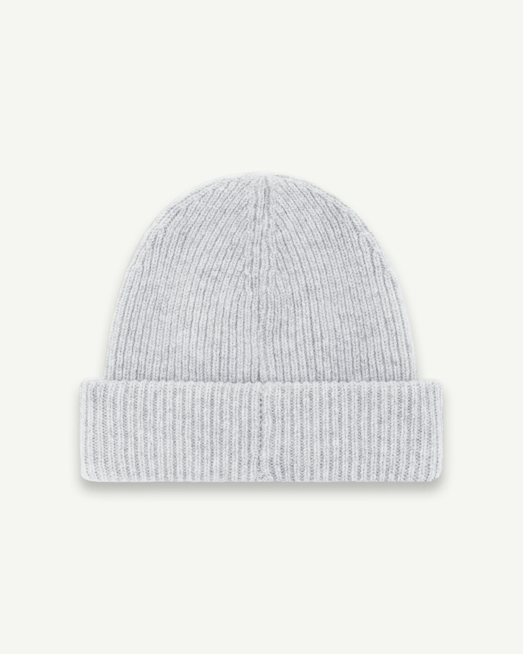 LAMBSWOOL ANGLER BEANIE - GREY