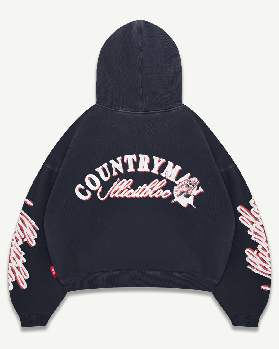 HOOKED HOODIE - VINTAGE BLACK