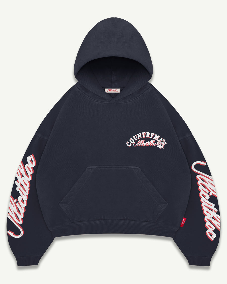 HOOKED HOODIE - VINTAGE BLACK