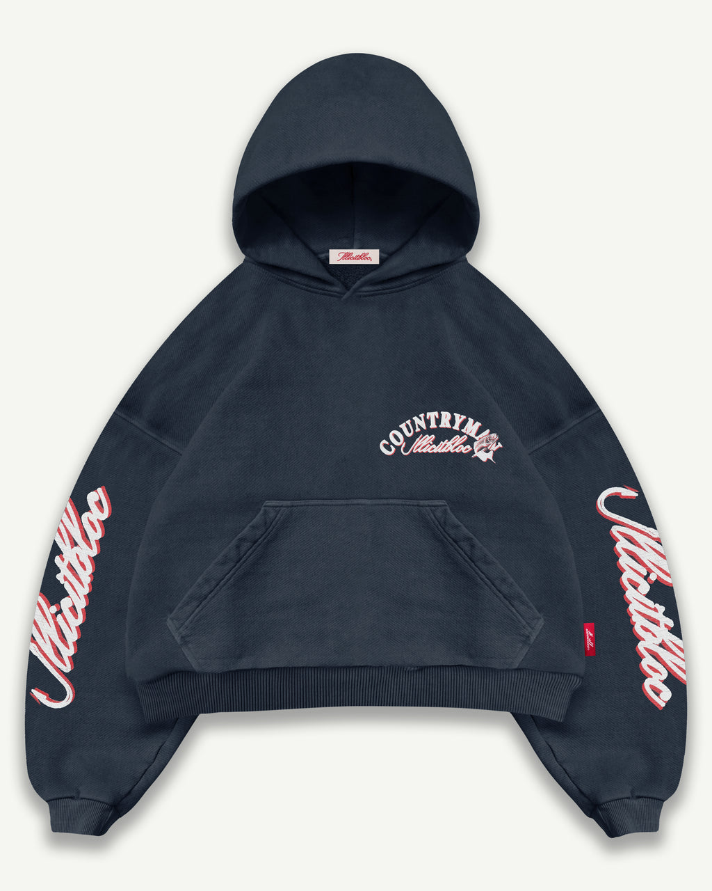 Hooked Hoodie - Vintage Black