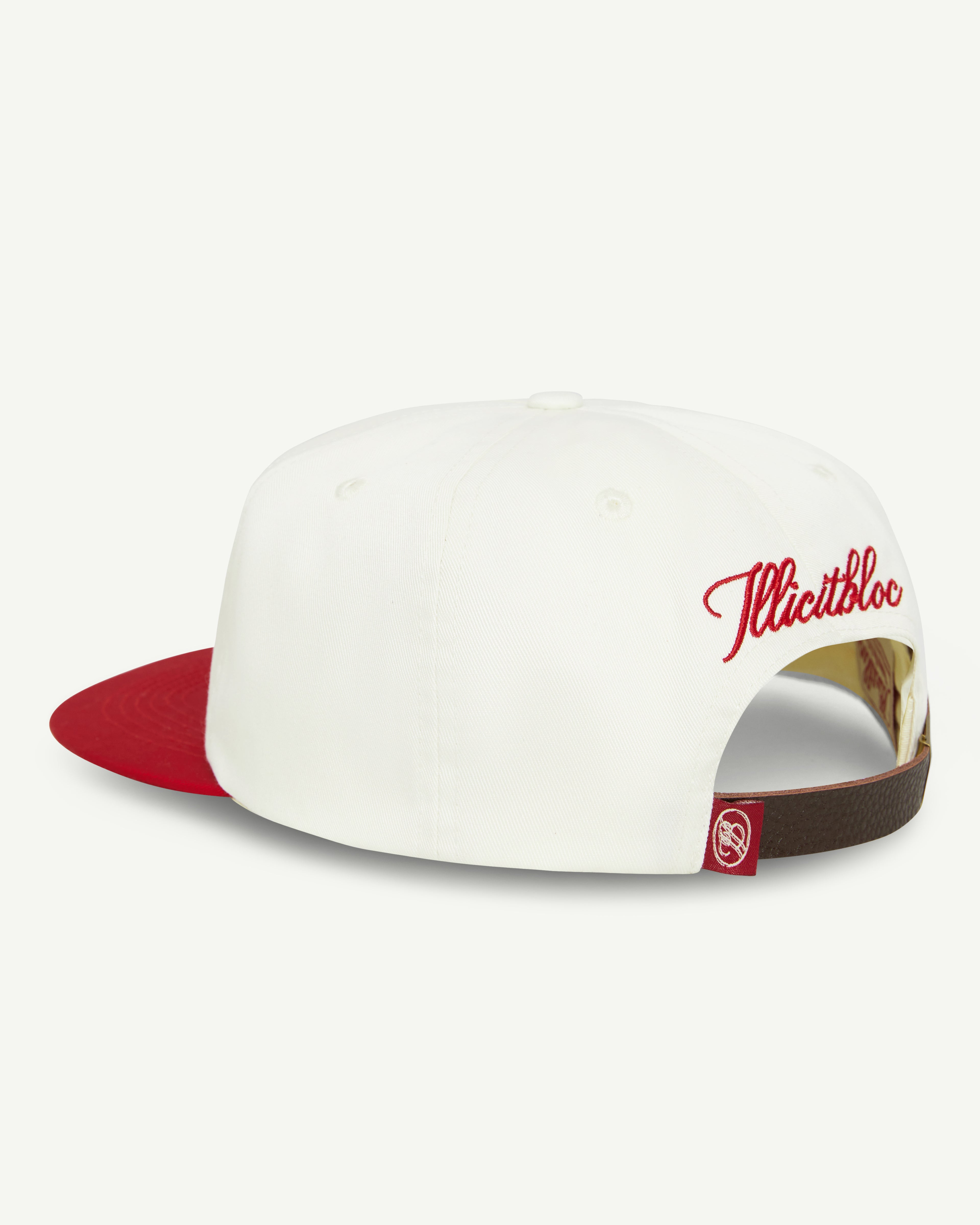 BASS & BIRDIES CAP - CREAM/RED