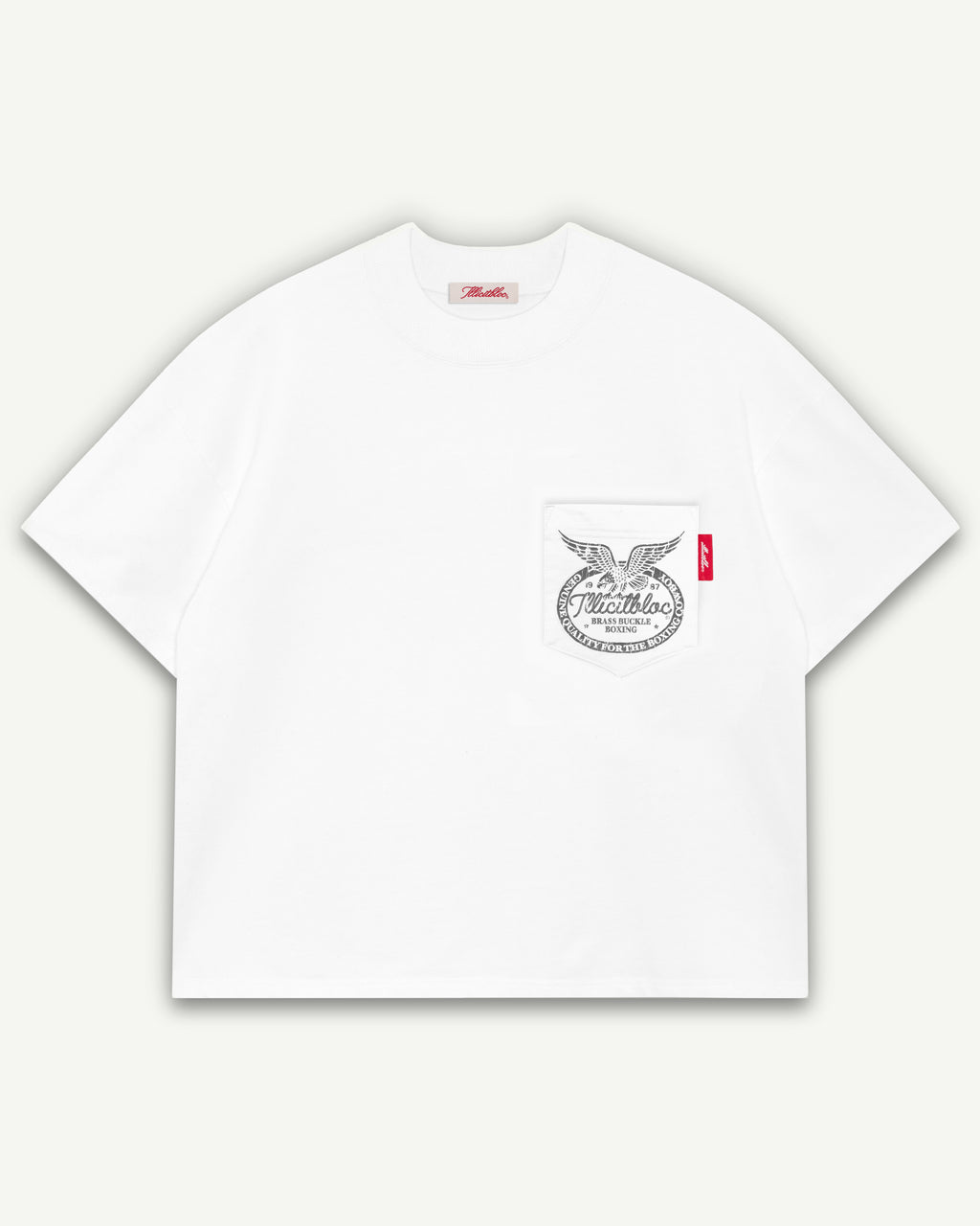HORSEPOWER CLOUDWEAVE™ POCKET T-SHIRT - WHITE