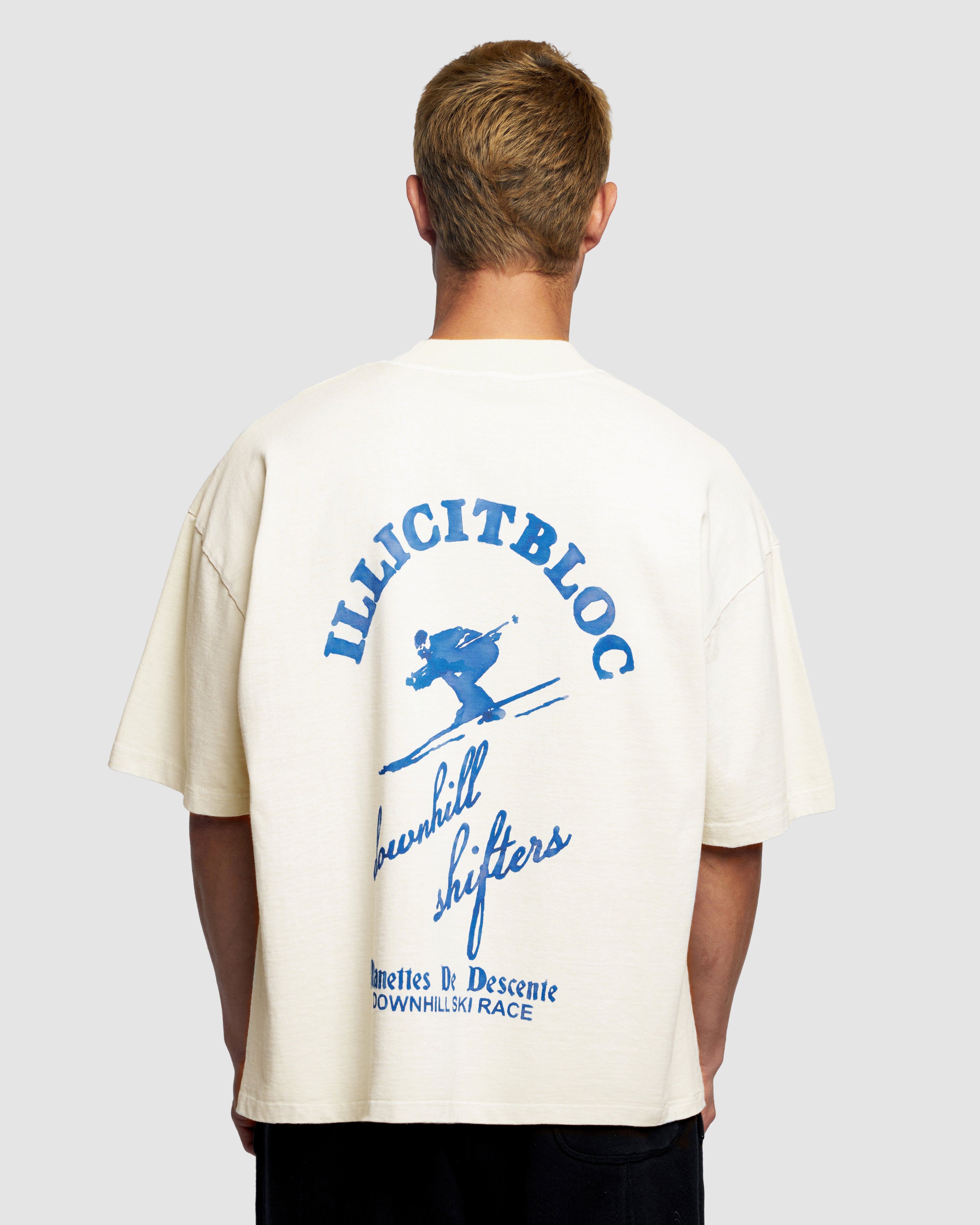 Descente T-shirt - Oyster