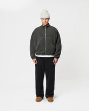 Load image into Gallery viewer, OTTOMAN TRACK JACKET - WASHED BLACK
