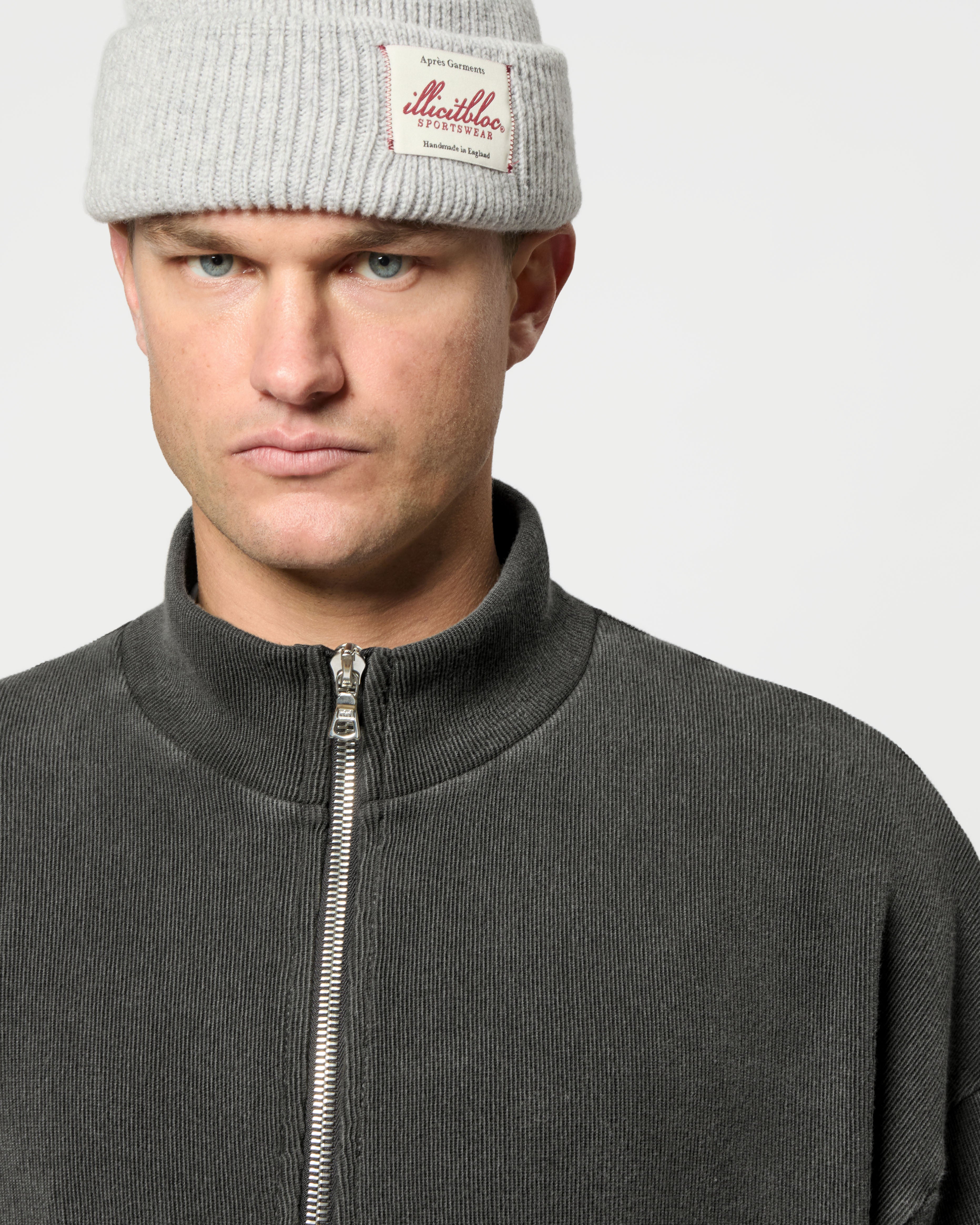 Ottoman Track Jacket - Washed Black