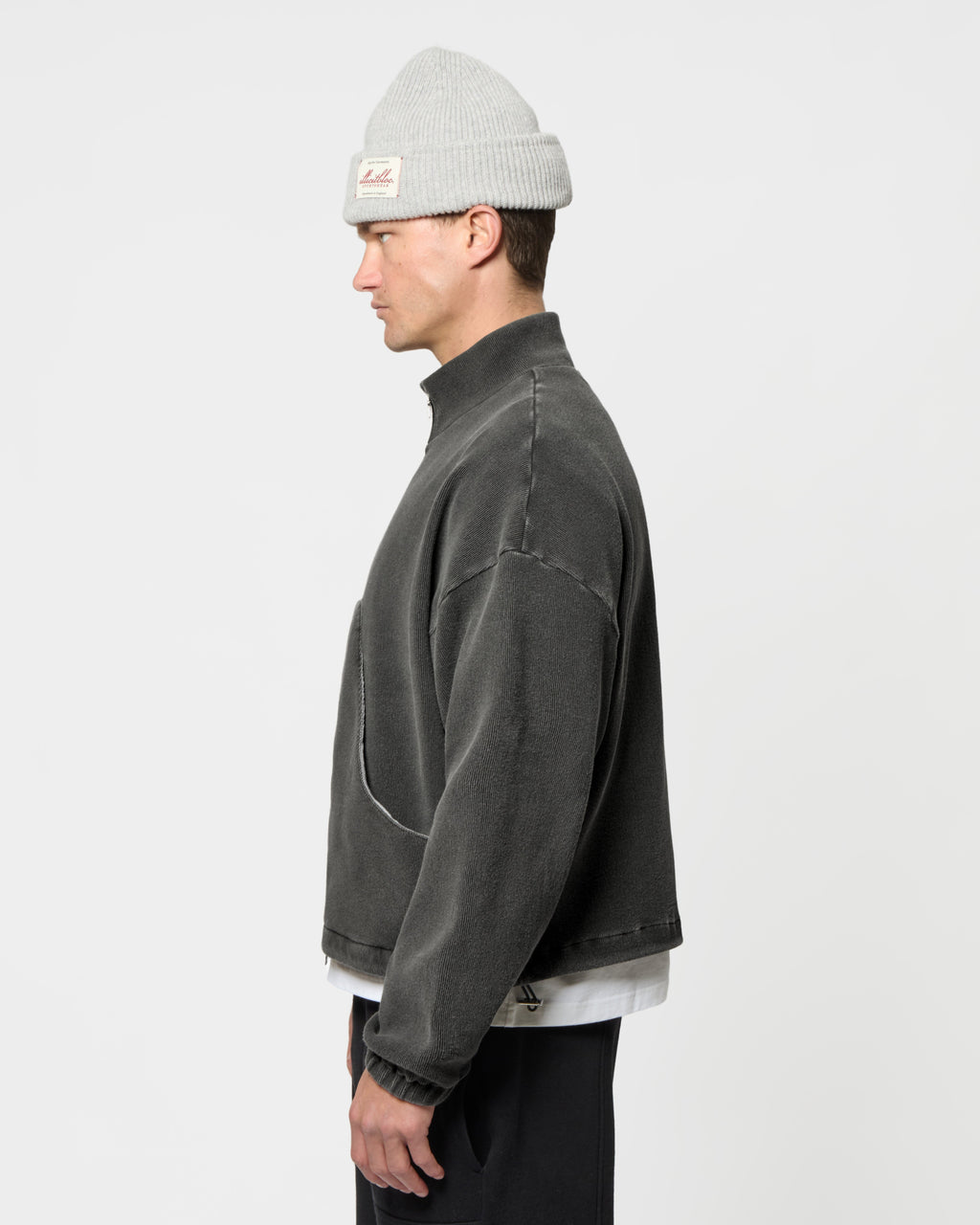 Ottoman Track Jacket - Washed Black
