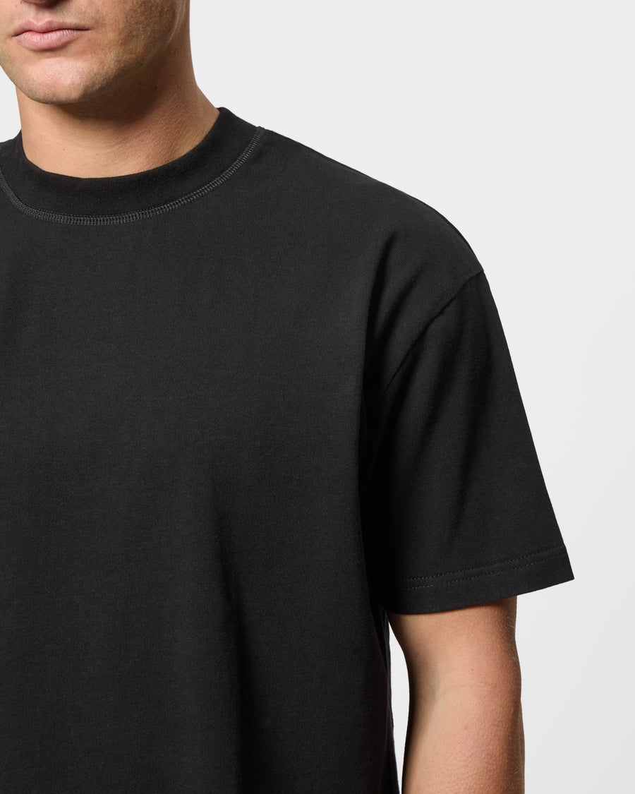 10OZ FITTED T-SHIRT - BLACK