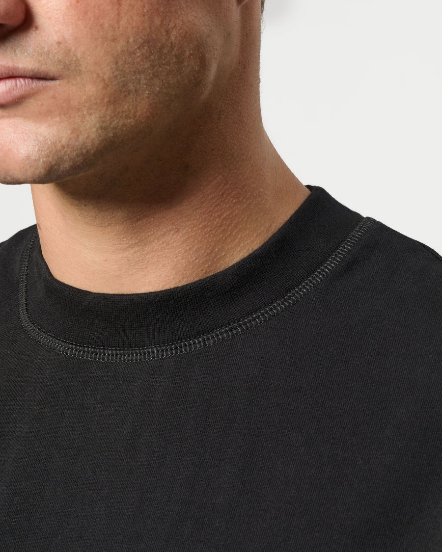 10OZ FITTED T-SHIRT - BLACK