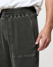 Load image into Gallery viewer, OTTOMAN STRAIGHT LEG - WASHED BLACK
