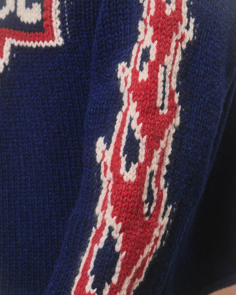 WORKSHOP ROLLNECK PULLOVER - NAVY