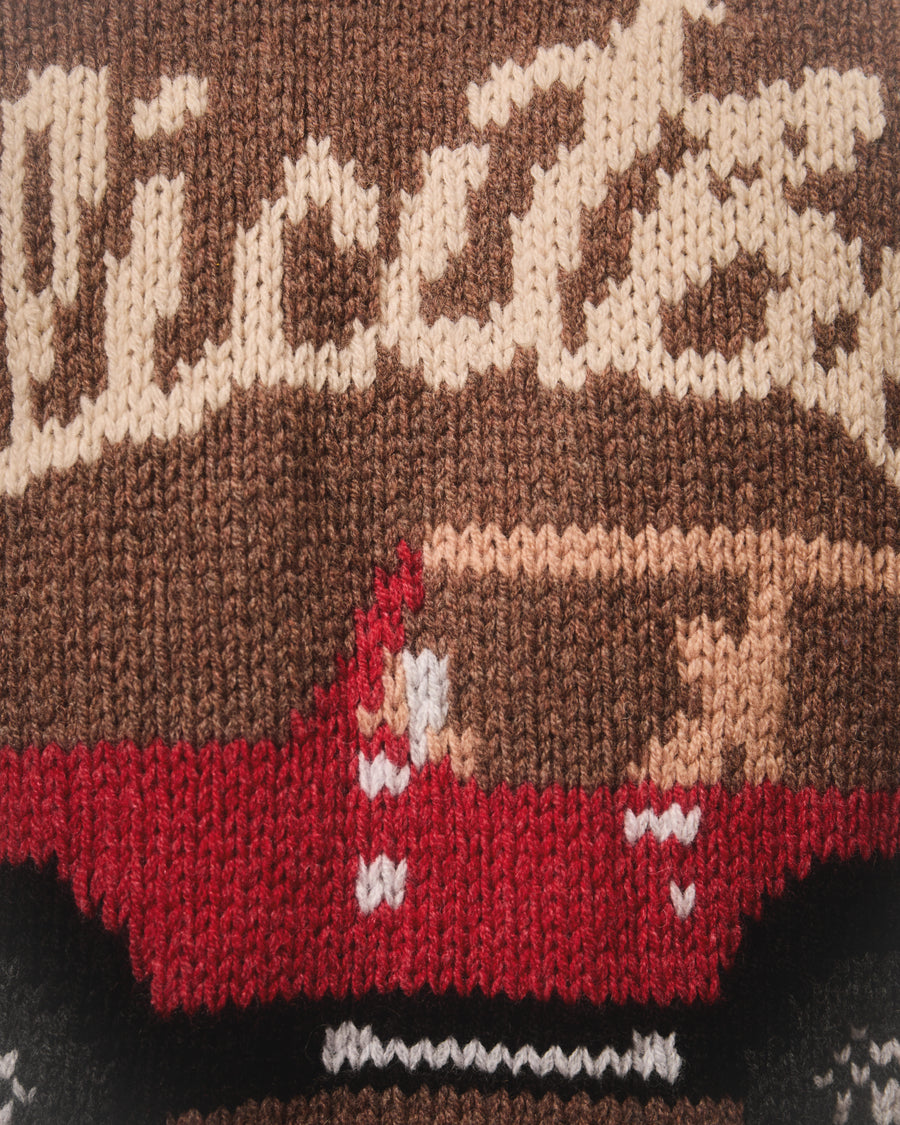 OFF-RODEO ROLLNECK PULLOVER - TOBACCO