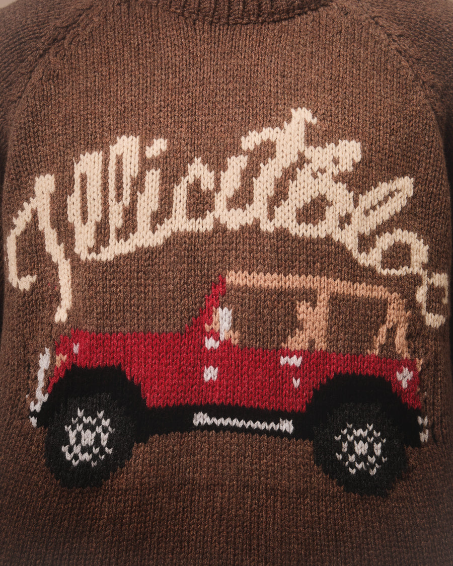 OFF-RODEO ROLLNECK PULLOVER - TOBACCO