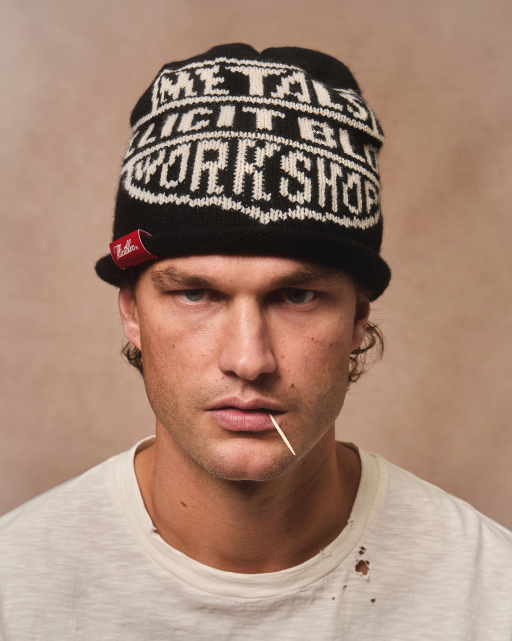 WORKSHOP ROLLBACK BEANIE - BLACK
