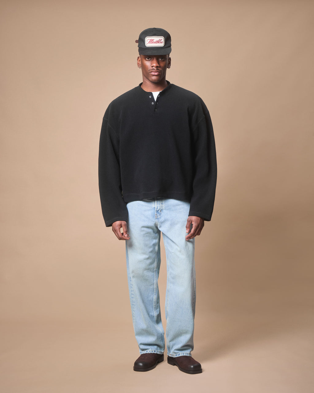 HENLEY CLOUDRIB™ - BLACK