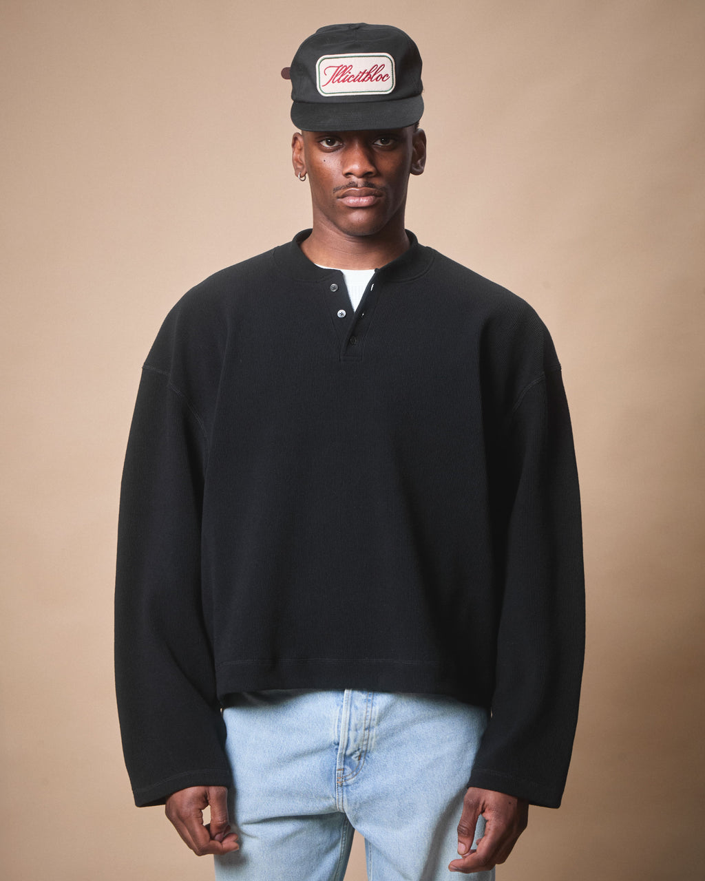 HENLEY CLOUDRIB™ - BLACK