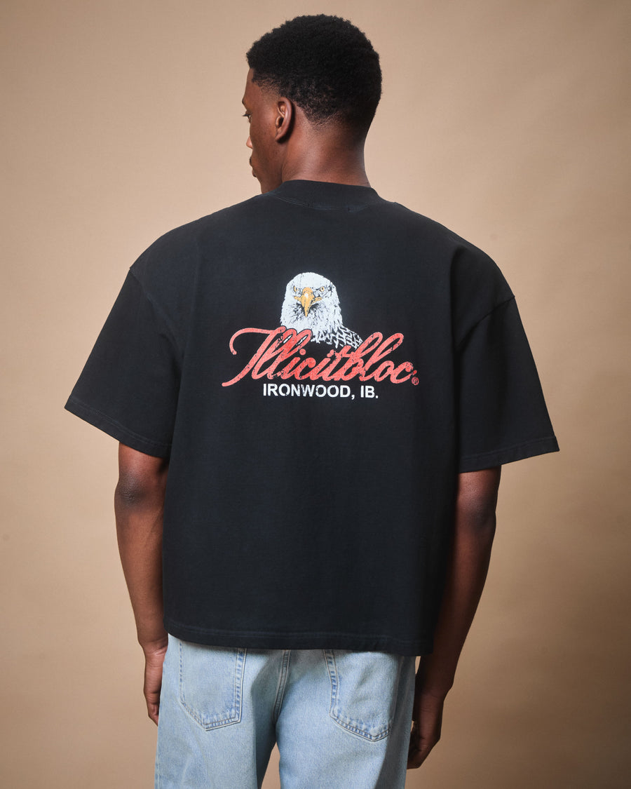 EAGLE CLOUDWEAVE™ POCKET T-SHIRT - VINTAGE BLACK