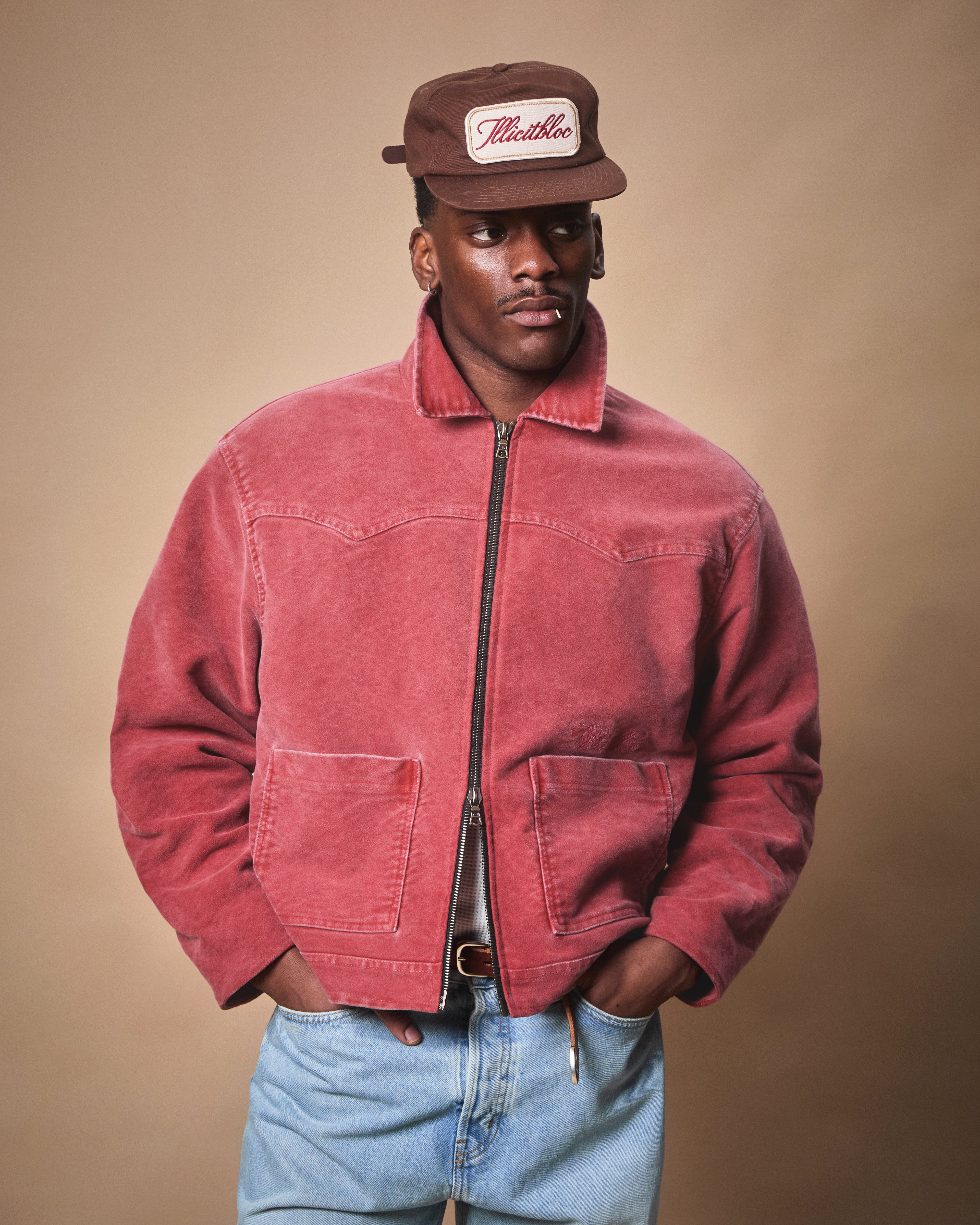 MOLESKIN TRUCKER OVERSHIRT - OUTBACK RED