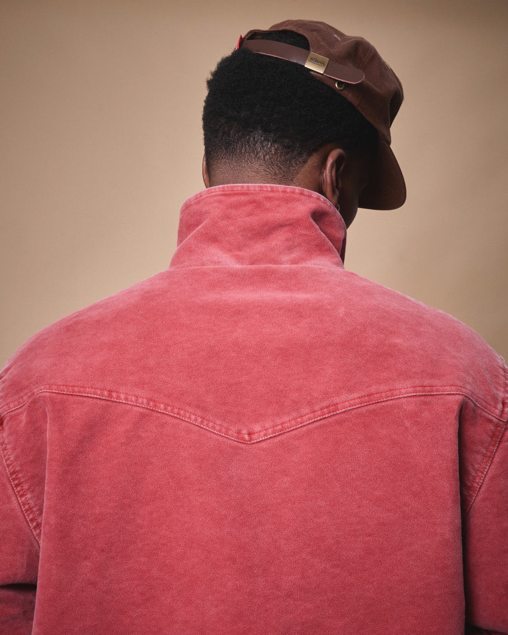 MOLESKIN TRUCKER OVERSHIRT - OUTBACK RED