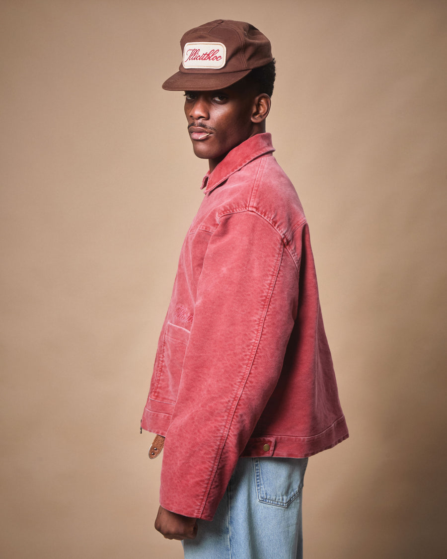 MOLESKIN TRUCKER OVERSHIRT - OUTBACK RED