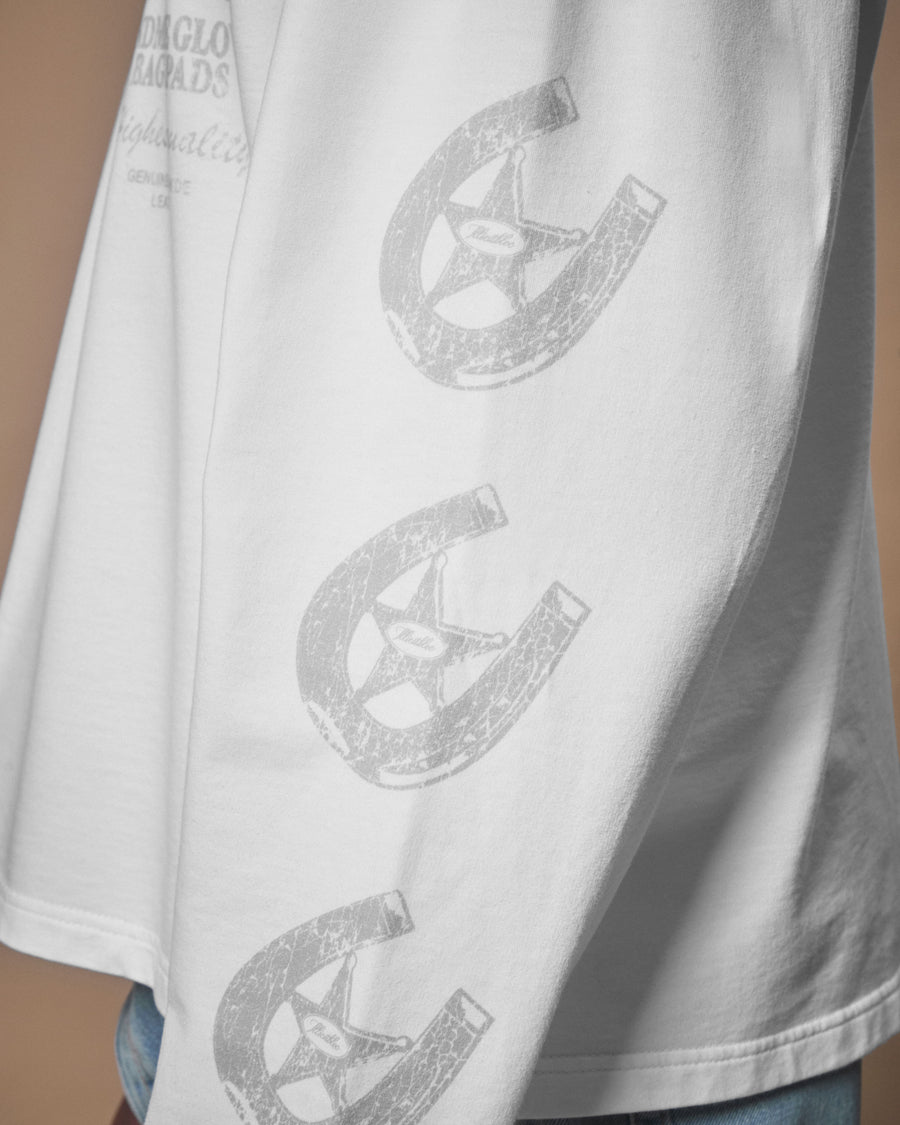 PADS CLOUDWEAVE™ LONG SLEEVE T-SHIRT - WHITE