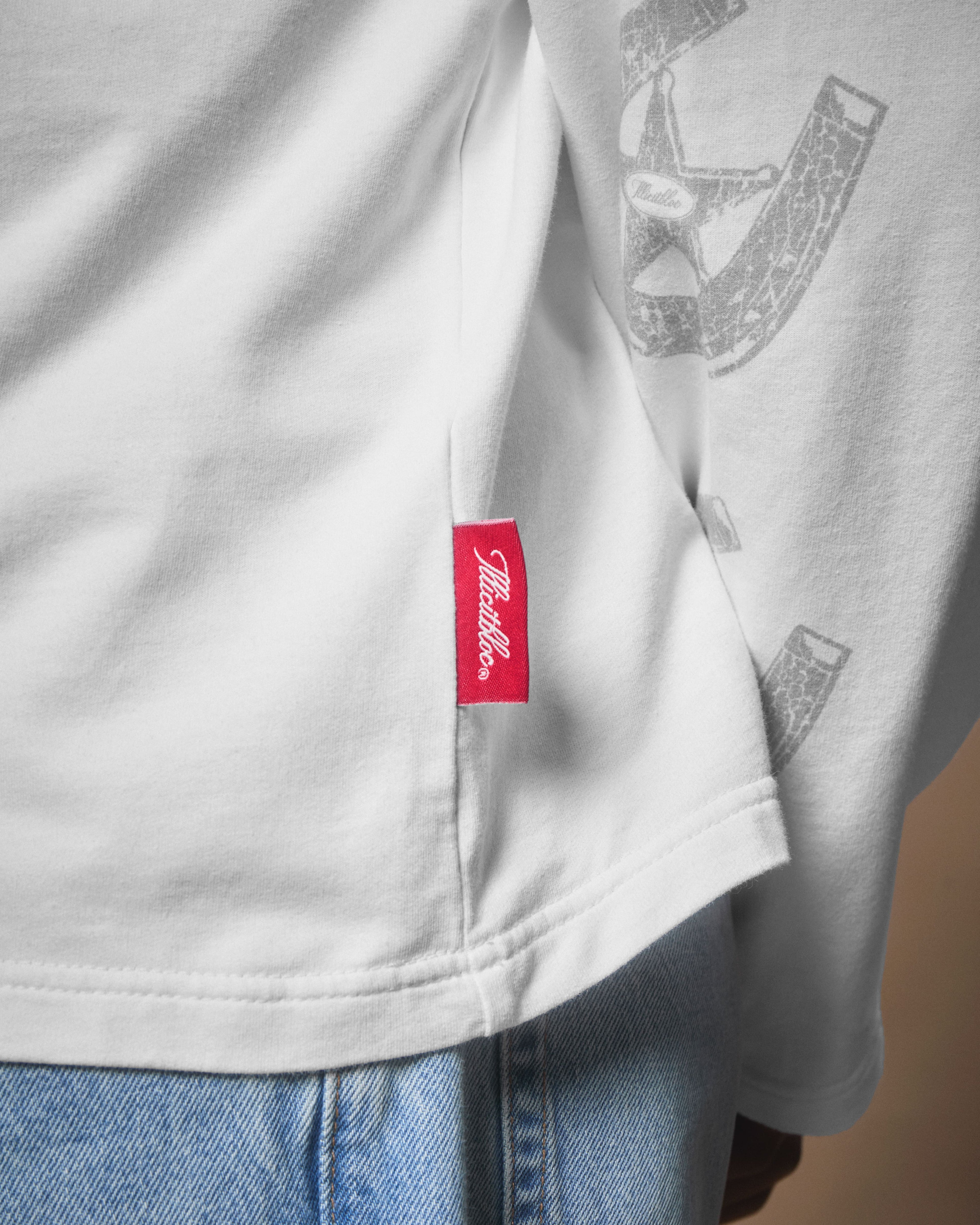 PADS CLOUDWEAVE™ LONG SLEEVE T-SHIRT - WHITE