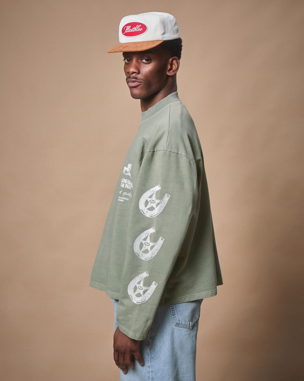 PADS CLOUDWEAVE™ FADED POCKET LONG SLEEVE T-SHIRT - MOSS GRAY