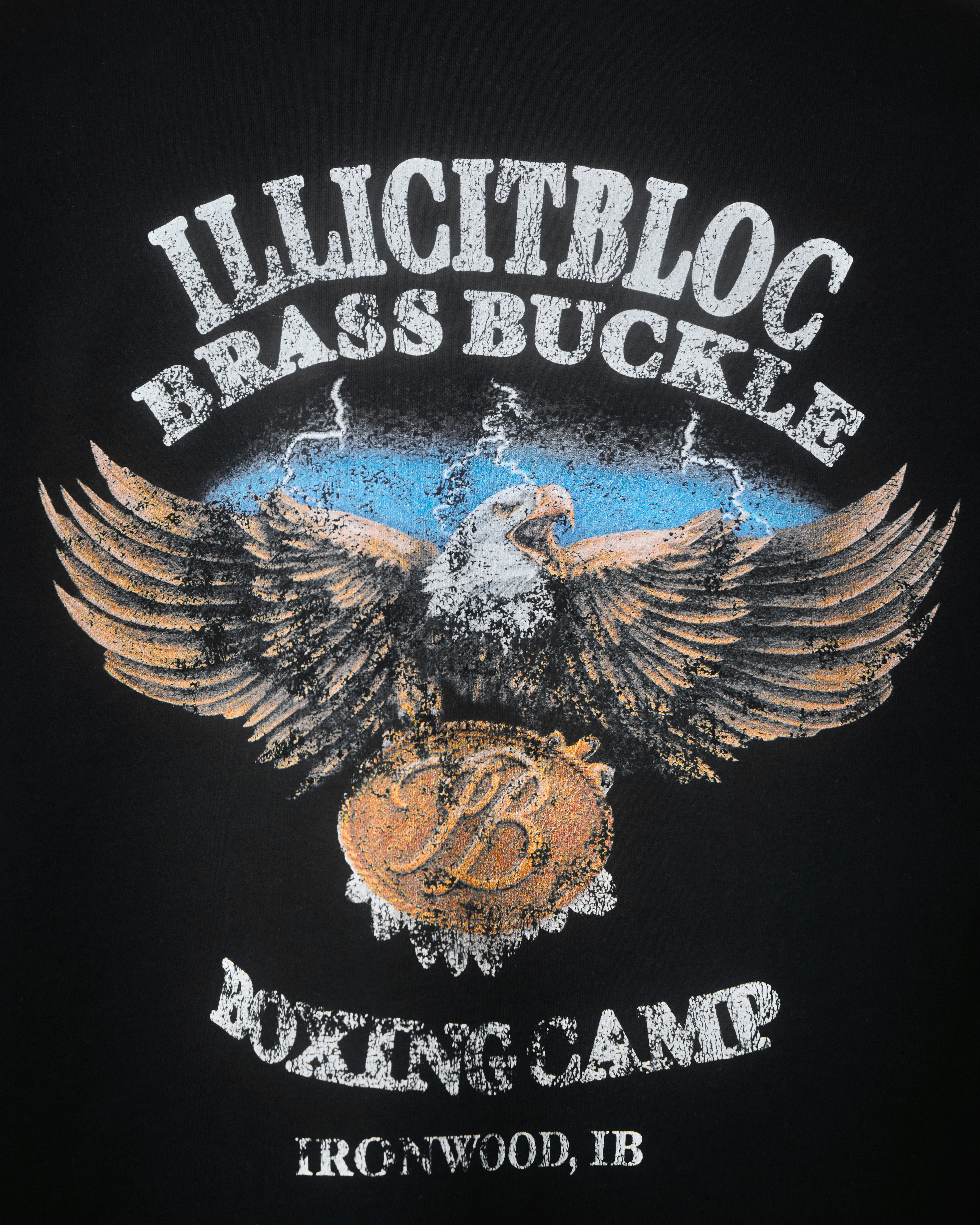 BRASS BUCKLE CLOUDWEAVE™ POCKET LONG SLEEVE T-SHIRT - VINTAGE BLACK