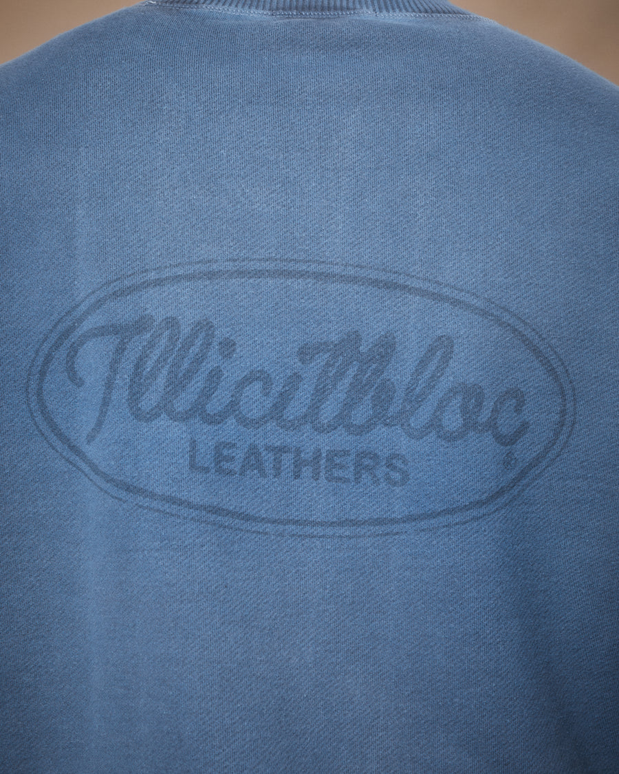 LEATHERS IRONWEAVE™ FADED POCKET SWEATSHIRT - CHORE BLUE