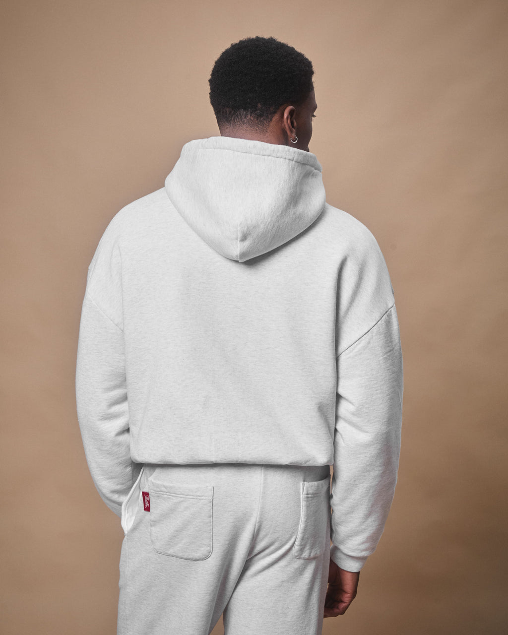 FLIGHT WAFFLE LINED ZIP HOODIE - HEATHER