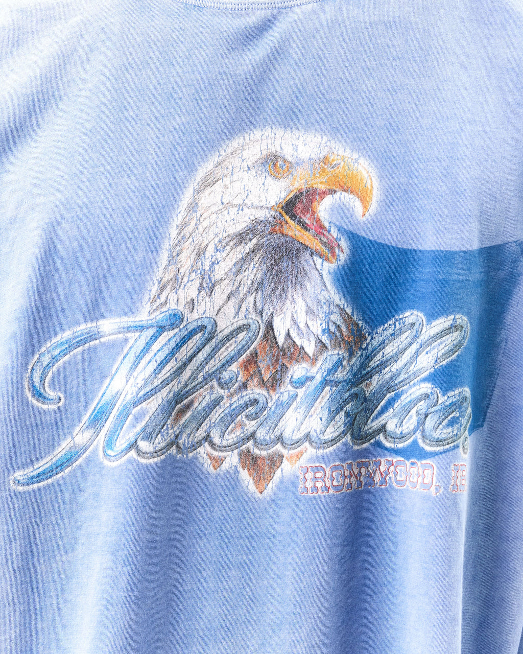 CHROME FEATHERKNIT™ LONG SLEEVE T-SHIRT - POWDER BLUE