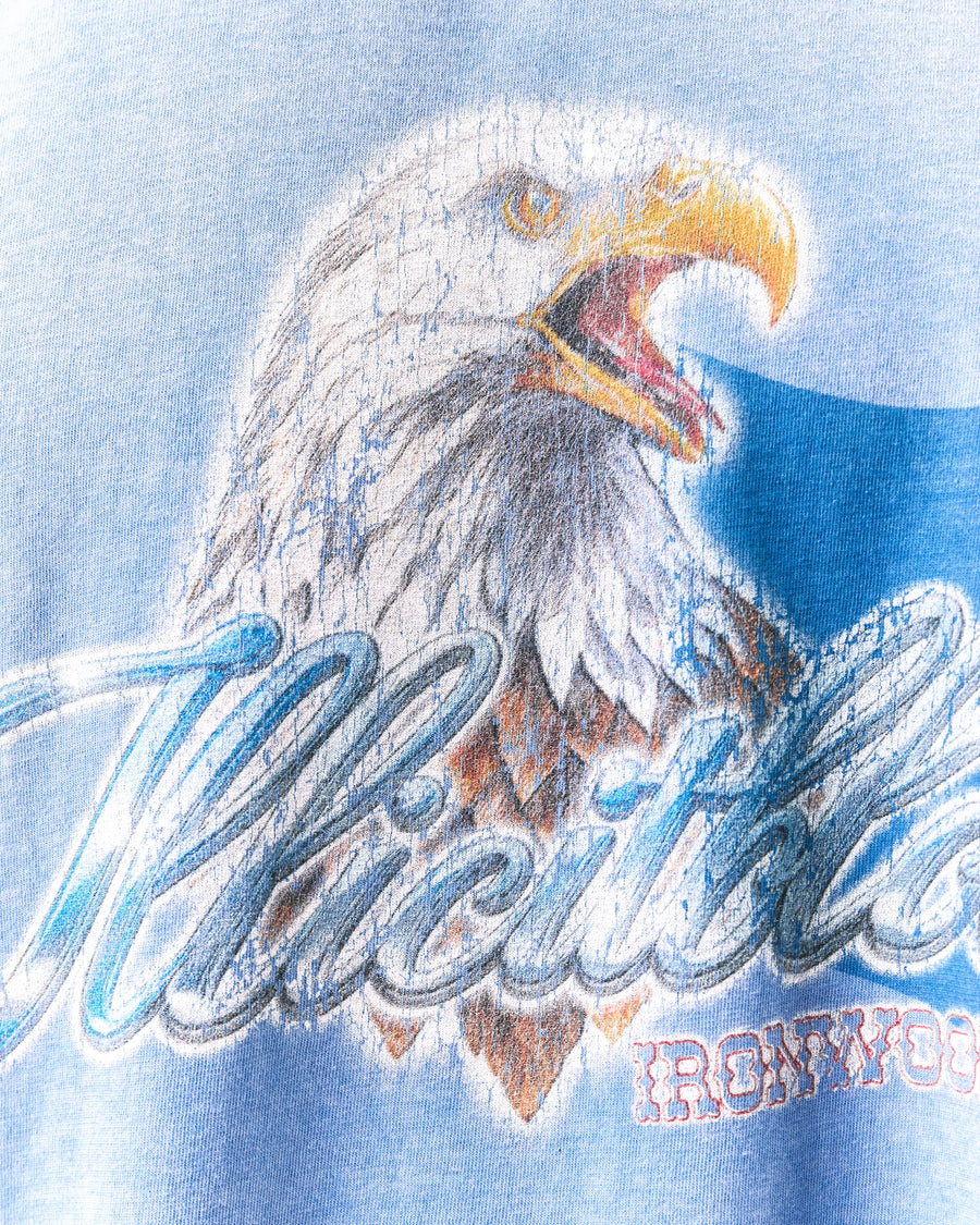 CHROME FEATHERKNIT™ LONG SLEEVE T-SHIRT - POWDER BLUE