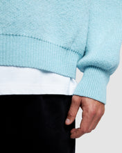 Load image into Gallery viewer, CHAINSTITCH KNIT JUMPER - GLACIER BLUE

