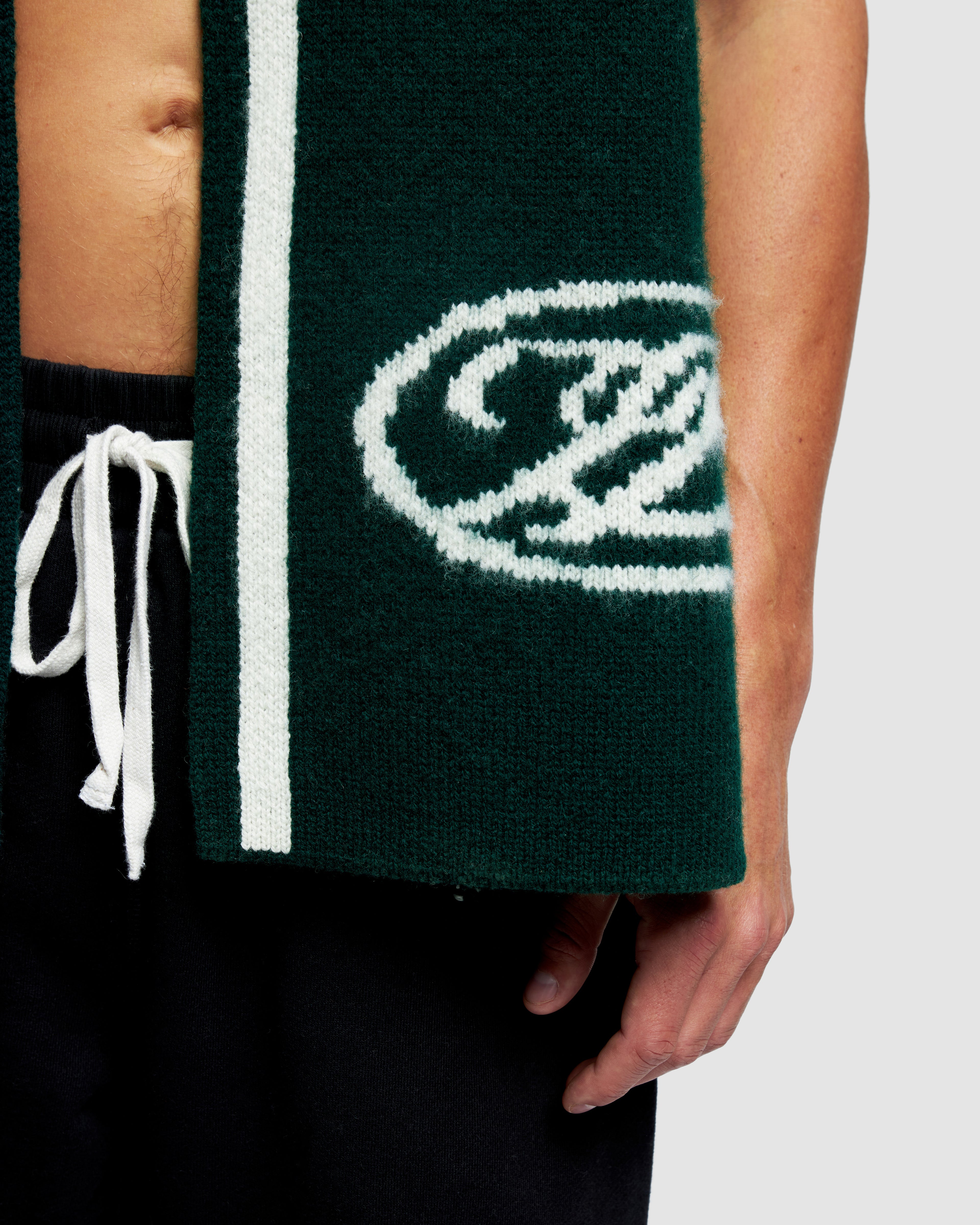 Lambswool Scarf - Tartan Green