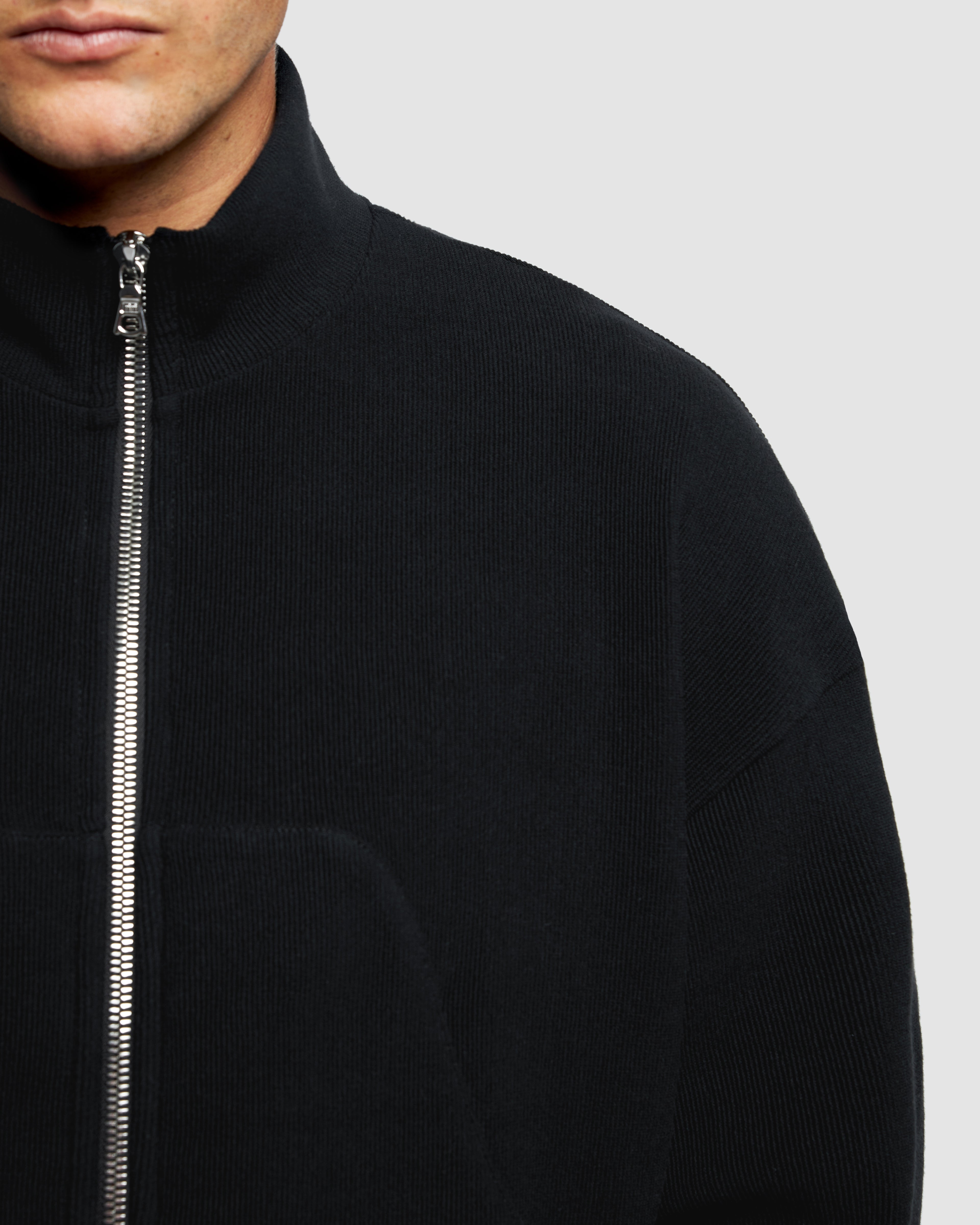 Ottoman Track Jacket - Black