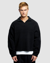 Load image into Gallery viewer, DRILL TOP - BLACK
