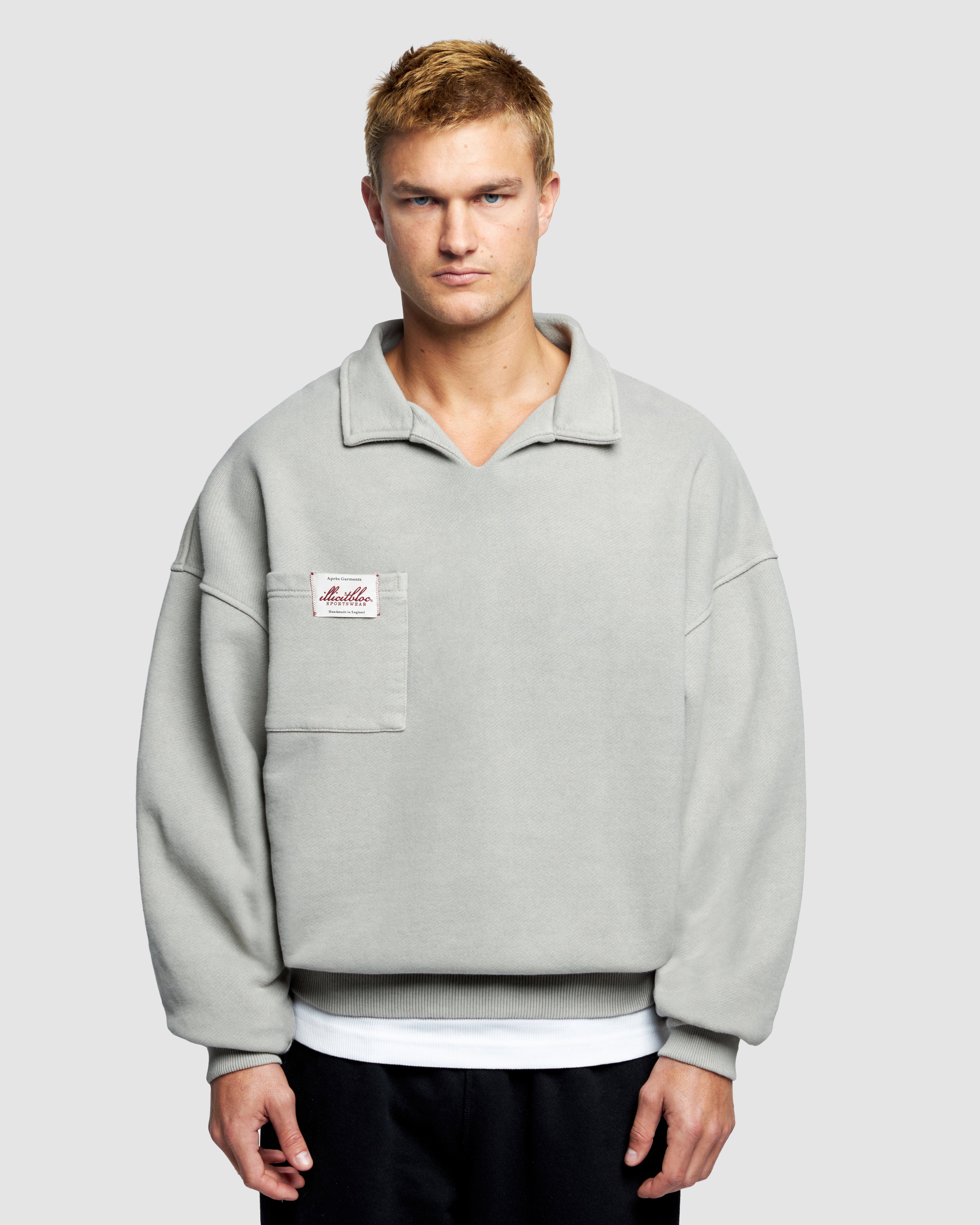 Après Drill Top - Powder Grey