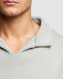 APRÈS DRILL TOP - POWDER GREY