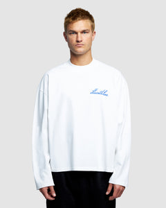 POSTER LONG SLEEVE T-SHIRT - WHITE
