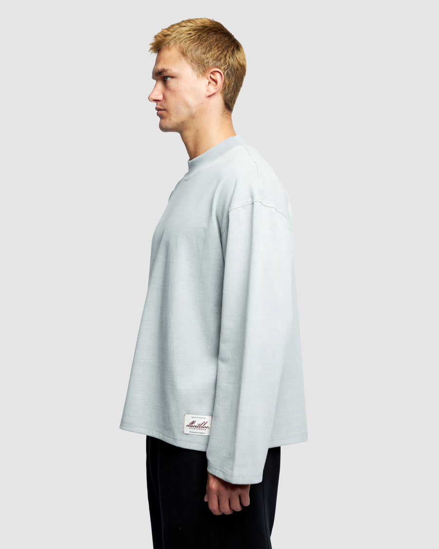 APRÈS LONG SLEEVE T-SHIRT - POWDER GREY