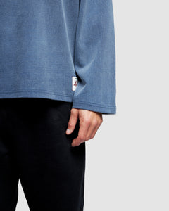 APRÈS LONG SLEEVE T-SHIRT - WASHED NAVY