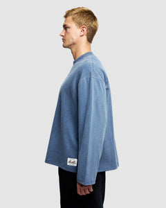 APRÈS LONG SLEEVE T-SHIRT - WASHED NAVY