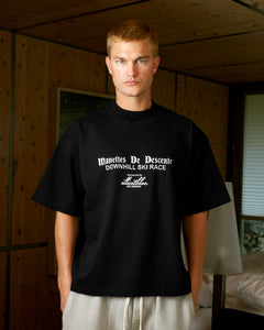 DESCENTE T-SHIRT - BLACK