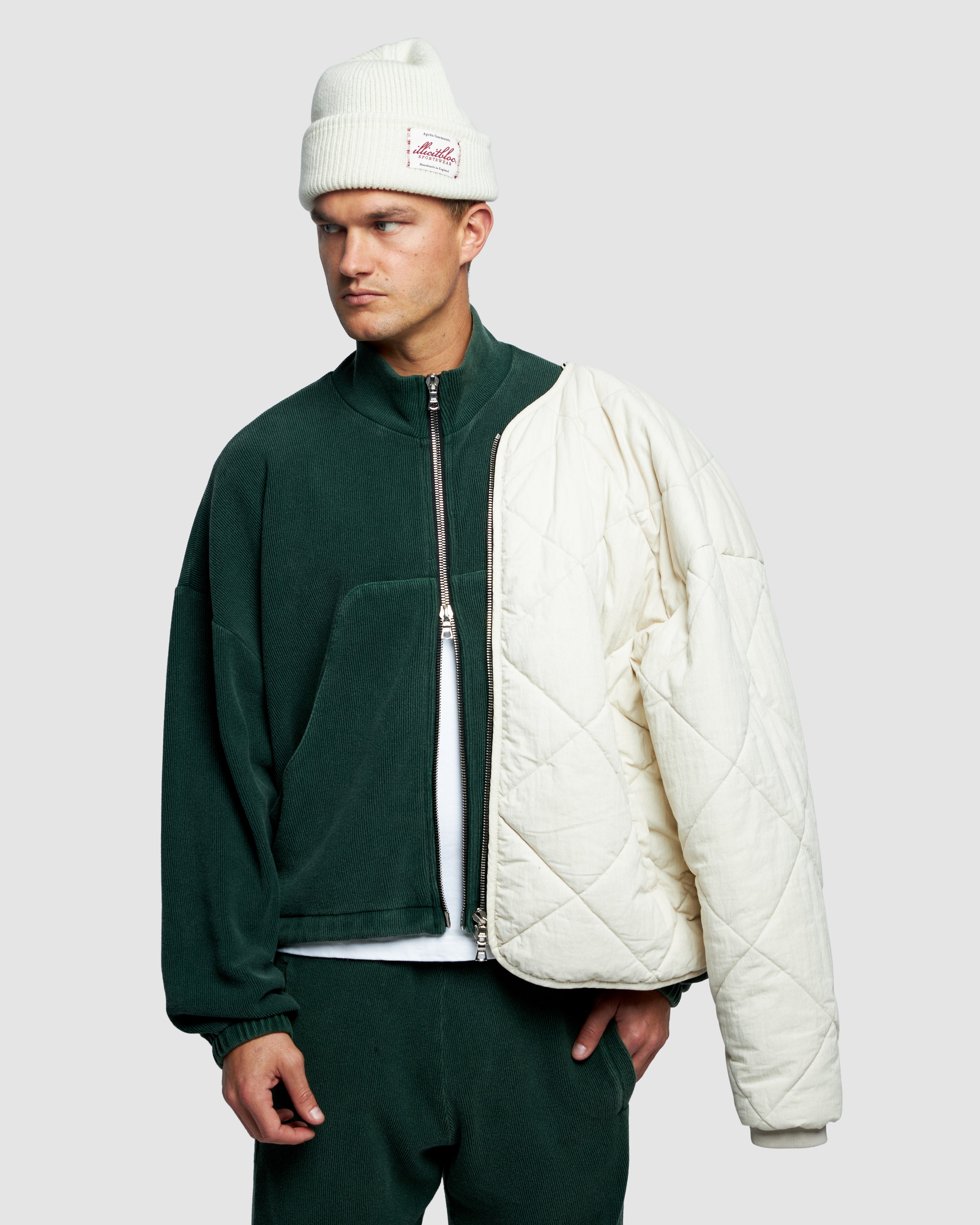 Ottoman Track Jacket - Washed Green