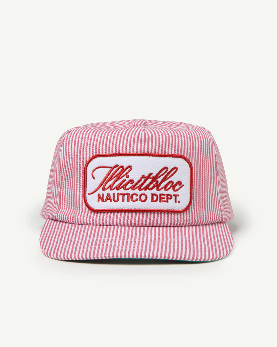 DEPT. STRIPE CAP - RED/WHITE