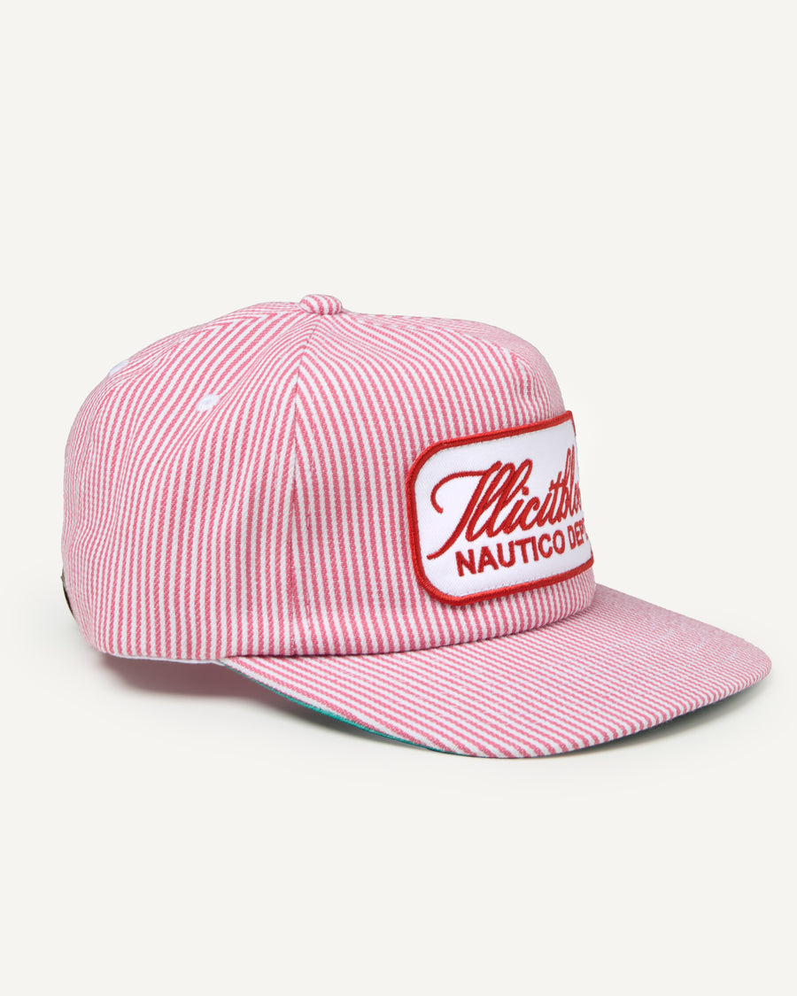 DEPT. STRIPE CAP - RED/WHITE