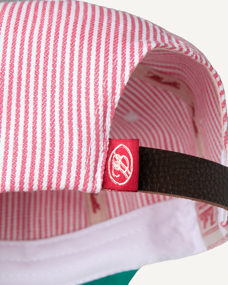DEPT. STRIPE CAP - RED/WHITE